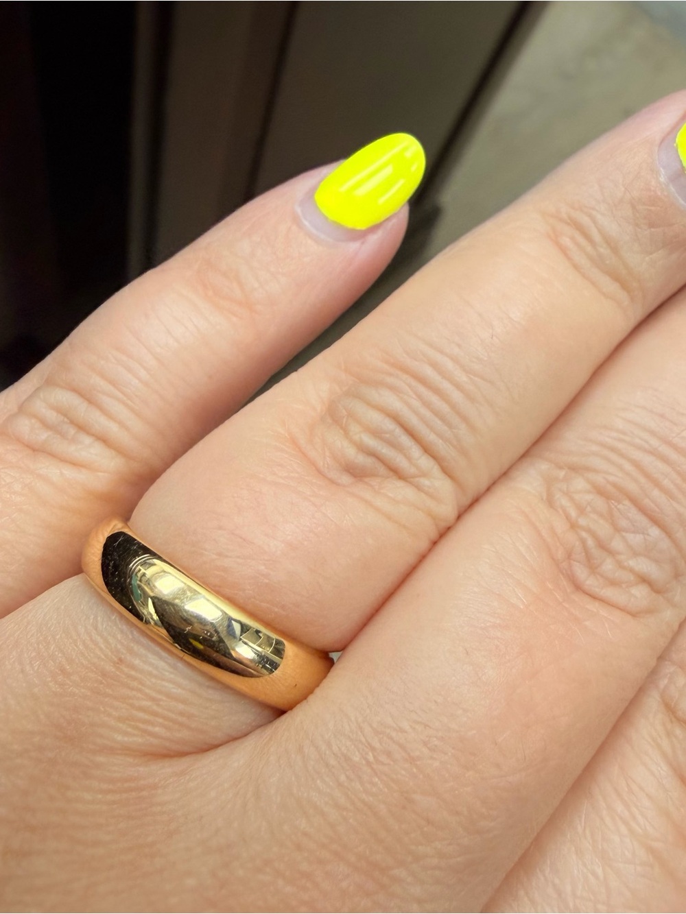 Tiffany & Co. Forever Wedding Band Ring in Yellow Gold, 4.5 mm Wide - Picture 7 of 9